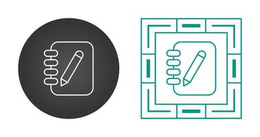 notebook vector pictogram