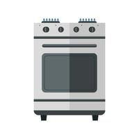 keuken oven huis apparaat geïsoleerd icon vector