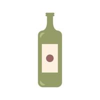 fles wijn drinken geïsoleerde pictogram vector