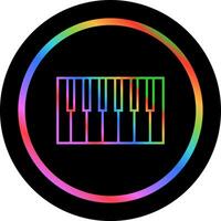 piano toetsenbord vector icoon