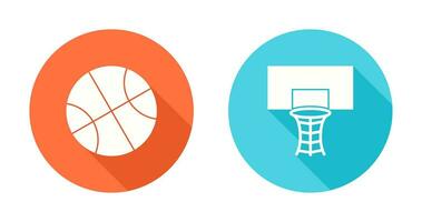 basketbal hoepel vector icoon