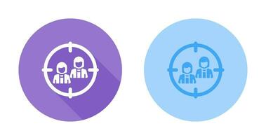 doelgroep vector pictogram