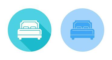 hotel bed vector icoon