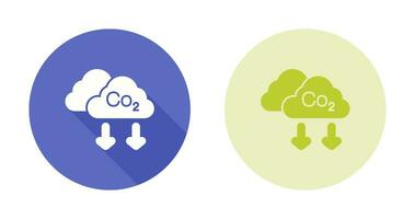 co2 vector icoon