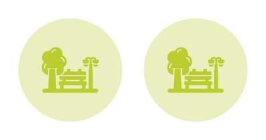 park vector pictogram