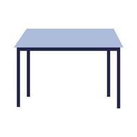 geïsoleerd huis tafel vector ontwerp