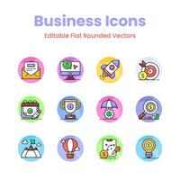 grijp deze voorzichtig bewerkte bedrijf pictogrammen set, lezen naar gebruik voor web, mobiel apps en allemaal presentatie projecten vector