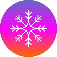 sneeuwvlok vector icoon ontwerp