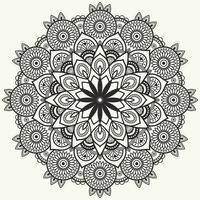 modern mandala ontwerp sier- ronde ornament vector