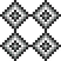 stijl naadloos kleding stof ornament abstract grafisch geometrie afdrukken element meetkundig patroon pixel structuur teken illustratie achtergrond wit gemakkelijk kunst ontwerp icoon symbool vector