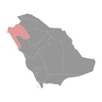 taboe provincie, administratief divisie van de land van saudi Arabië. vector illustratie.