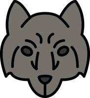 arctisch wolf vector icoon ontwerp