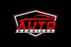 auto garage premium concept logo ontwerp vector