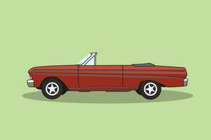 vector illustratie retro auto