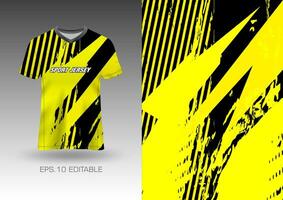 sport- overhemd vector ontwerp, voetbal Jersey mockup uniform voorkant visie