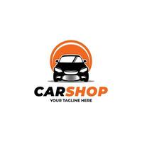 auto winkel logo ontwerp inspiratie vector