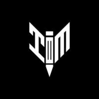 tm brief logo ontwerp. tm creatief monogram initialen brief logo concept. tm uniek modern vlak abstract vector brief logo ontwerp.