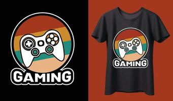 gaming t-shirt ontwerp vector