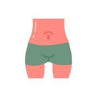 navel icoon in vector. illustratie vector