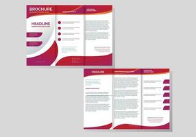 Professional Brochure Template Vector