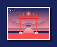 Seoul Illustration vector