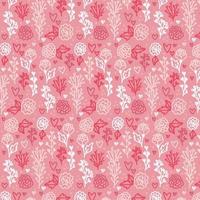 Vector Floral Seamless Pattern