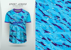 achtergrond voor sport- Jersey, voetbal Jersey, rennen Jersey, racing Jersey, blauw en Purper borstel patroon vector