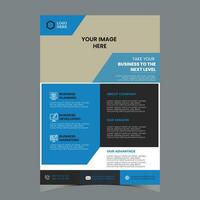 corporate flyer ontwerp vector