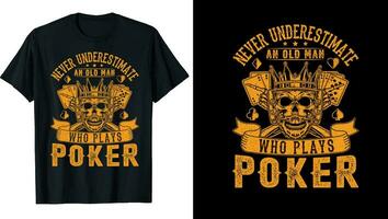 poker typografie, poker minnaar, gokken, poker t overhemd ontwerp, poker t-shirt gepersonaliseerd, vector artwork