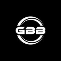 gbb logo ontwerp, inspiratie voor een uniek identiteit. modern elegantie en creatief ontwerp. watermerk uw succes met de opvallend deze logo. vector