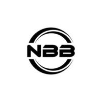 nb logo ontwerp, inspiratie voor een uniek identiteit. modern elegantie en creatief ontwerp. watermerk uw succes met de opvallend deze logo. vector