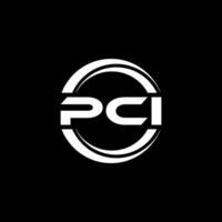 pci logo ontwerp, inspiratie voor een uniek identiteit. modern elegantie en creatief ontwerp. watermerk uw succes met de opvallend deze logo. vector