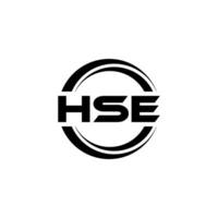 hse logo ontwerp, inspiratie voor een uniek identiteit. modern elegantie en creatief ontwerp. watermerk uw succes met de opvallend deze logo. vector