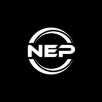 nep logo ontwerp, inspiratie voor een uniek identiteit. modern elegantie en creatief ontwerp. watermerk uw succes met de opvallend deze logo. vector