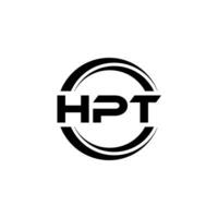hpt logo ontwerp, inspiratie voor een uniek identiteit. modern elegantie en creatief ontwerp. watermerk uw succes met de opvallend deze logo. vector
