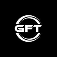 gft logo ontwerp, inspiratie voor een uniek identiteit. modern elegantie en creatief ontwerp. watermerk uw succes met de opvallend deze logo. vector