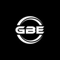 gbe logo ontwerp, inspiratie voor een uniek identiteit. modern elegantie en creatief ontwerp. watermerk uw succes met de opvallend deze logo. vector