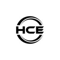 hce logo ontwerp, inspiratie voor een uniek identiteit. modern elegantie en creatief ontwerp. watermerk uw succes met de opvallend deze logo. vector