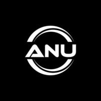 anu logo ontwerp, inspiratie voor een uniek identiteit. modern elegantie en creatief ontwerp. watermerk uw succes met de opvallend deze logo. vector