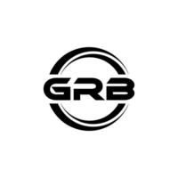 grb logo ontwerp, inspiratie voor een uniek identiteit. modern elegantie en creatief ontwerp. watermerk uw succes met de opvallend deze logo. vector