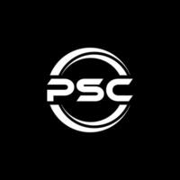 psc logo ontwerp, inspiratie voor een uniek identiteit. modern elegantie en creatief ontwerp. watermerk uw succes met de opvallend deze logo. vector