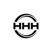 hhh logo ontwerp, inspiratie voor een uniek identiteit. modern elegantie en creatief ontwerp. watermerk uw succes met de opvallend deze logo. vector