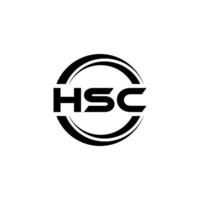 hsc logo ontwerp, inspiratie voor een uniek identiteit. modern elegantie en creatief ontwerp. watermerk uw succes met de opvallend deze logo. vector