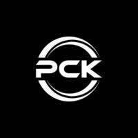 pck logo ontwerp, inspiratie voor een uniek identiteit. modern elegantie en creatief ontwerp. watermerk uw succes met de opvallend deze logo. vector