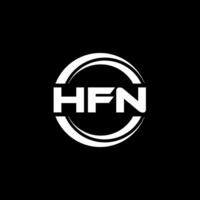 hfn logo ontwerp, inspiratie voor een uniek identiteit. modern elegantie en creatief ontwerp. watermerk uw succes met de opvallend deze logo. vector