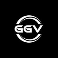 ggv logo ontwerp, inspiratie voor een uniek identiteit. modern elegantie en creatief ontwerp. watermerk uw succes met de opvallend deze logo. vector