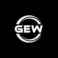 gew logo ontwerp, inspiratie voor een uniek identiteit. modern elegantie en creatief ontwerp. watermerk uw succes met de opvallend deze logo. vector