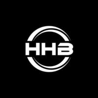 hhb logo ontwerp, inspiratie voor een uniek identiteit. modern elegantie en creatief ontwerp. watermerk uw succes met de opvallend deze logo. vector