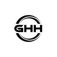 ghh logo ontwerp, inspiratie voor een uniek identiteit. modern elegantie en creatief ontwerp. watermerk uw succes met de opvallend deze logo. vector