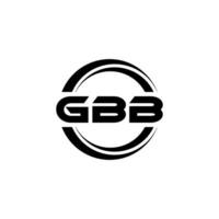 gbb logo ontwerp, inspiratie voor een uniek identiteit. modern elegantie en creatief ontwerp. watermerk uw succes met de opvallend deze logo. vector